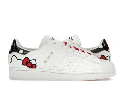 Pre-owned Adidas Originals Superstar Hello Kitty (women's) Sneakers In Footwear White/bliss Pink