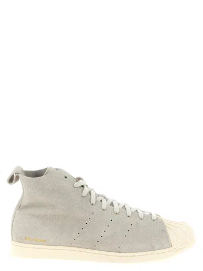 Adidas Originals Superstar Hi Sneakers  By Wb In Gray
