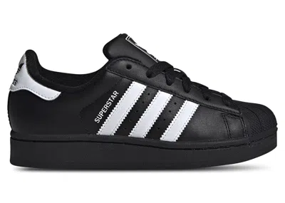 Pre-owned Adidas Originals Superstar Ii Black White Sneakers In Core Black/cloud White