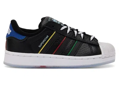 Pre-owned Adidas Originals Superstar Ii Chicago Sneakers In Black/white/blue In Multi