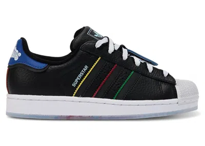 Pre-owned Adidas Originals Superstar Ii Chicago Sneakers In Black/white/blue