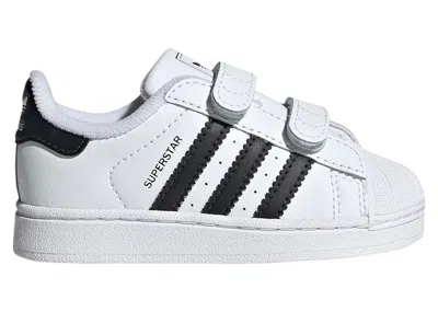 Pre-owned Adidas Originals Superstar Ii Comfort Closure White Black Sneakers In Cloud White/core Black In Multi