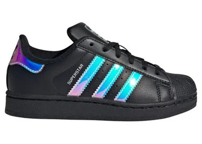 Pre-owned Adidas Originals Superstar Ii Core Sneakers In Core Black/halo Blue