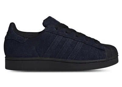 Pre-owned Adidas Originals Superstar Ii Denim (women's) Sneakers In Night Indigo/core Black In Multi
