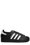 Adidas Originals Mens Adidas Superstar Ii Pony-hair Leather Low-top Trainers In Multi