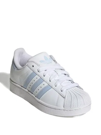 Adidas Originals Kids' Superstar Ii Lace-up Sneakers In White