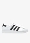 Adidas Originals Superstar Vintage Ostrich-effect Leather Sneakers