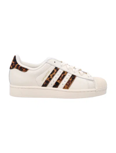 Adidas Originals Superstar Ii Leather Womans Sneakers In White