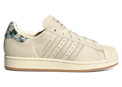Pre-owned Adidas Originals Superstar Ii Liberty London (women's) Sneakers In Cream White/cloud White/gum