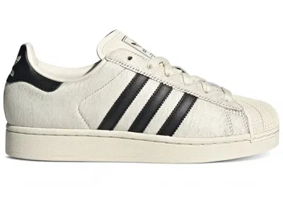 Pre-owned Adidas Originals Superstar Ii Ponyhair (women's) Sneakers In Off White/core Black In Multi