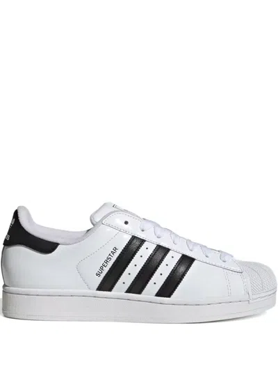 Adidas Originals Superstar Ii Leather Sneakers In White
