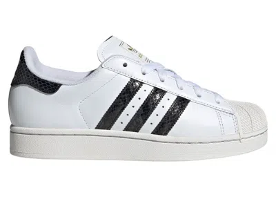 Pre-owned Adidas Originals Superstar Ii Snakeskin Stripes White (women's) Sneakers In Cloud White/grey Six/crystal White