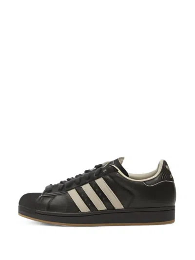 Adidas Originals Superstar Ii Sneakers In Black