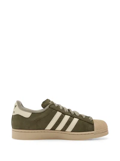 Adidas Originals Superstar Ii Sneakers In Green
