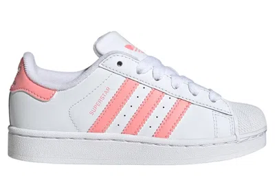 Pre-owned Adidas Originals Superstar Ii Sneakers In Cloud White/semi Pink Spark