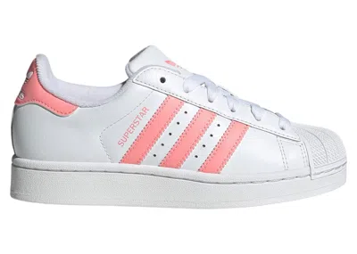 Pre-owned Adidas Originals Superstar Ii Sneakers In Cloud White/semi Pink Spark