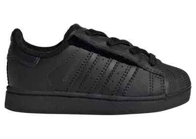 Pre-owned Adidas Originals Superstar Ii Sneakers In Core Black
