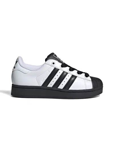 Adidas Originals Kids' Superstar Ii Sneakers In White