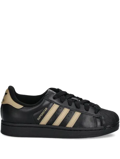 Adidas Originals Superstar Ii Trainers In Black