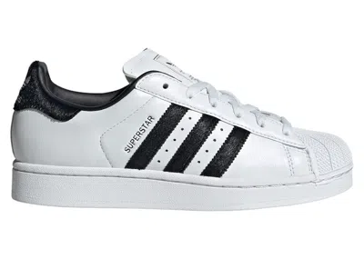 Pre-owned Adidas Originals Superstar Ii White Black Pony Hair (women's) Sneakers In Cloud White/core Black