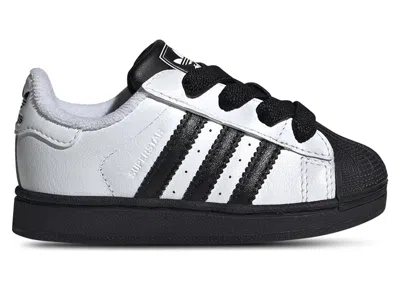 Pre-owned Adidas Originals Superstar Ii White Sneakers In Cloud White/core Black In Multi