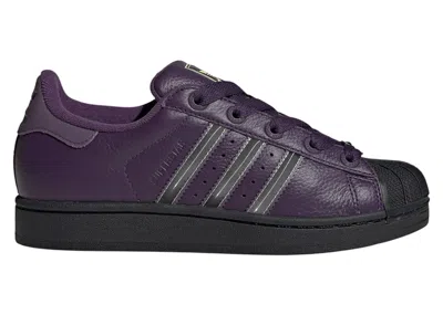 Pre-owned Adidas Originals Superstar Ii (women's) Sneakers In Aurora Plum/matte Silver/ash Purple