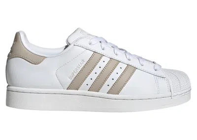 Pre-owned Adidas Originals Superstar Ii (women's) Sneakers In Cloud White/wonder Beige/alumina