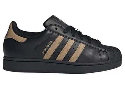Pre-owned Adidas Originals Superstar Ii (women's) Sneakers In Core Black/cardboard In Multi