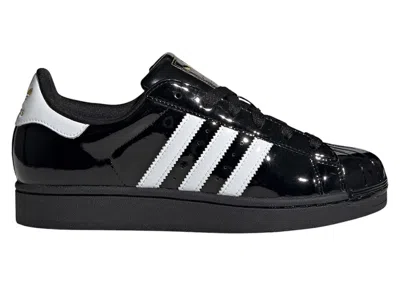 Pre-owned Adidas Originals Superstar Ii (women's) Sneakers In Core Black/cloud White/gold Metallic In Multi
