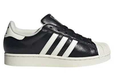 Pre-owned Adidas Originals Superstar Ii (women's) Sneakers In Core Black/off White In Multi