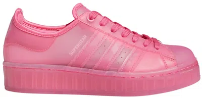 Pre-owned Adidas Originals Superstar Jelly (women's) Sneakers In Semi Solar Pink/footwear White In Multi