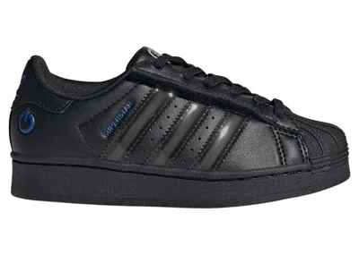 Pre-owned Adidas Originals Superstar Led Lights Comfort Closure Sneakers In Core Black/preloved Violet