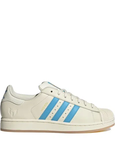 Adidas Originals Superstar Lionel Messi "cream White/semi Blue Burst" Sneakers