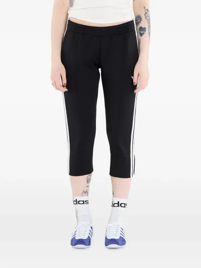Adidas Originals Superstar Logo-embroidered Track Pants In Black