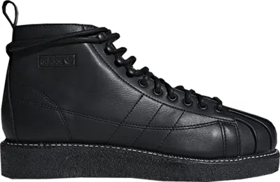 Pre-owned Adidas Originals Superstar Luxe Boots (women's) Sneakers In Core Black/cloud White