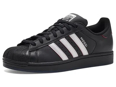 Adidas Originals Superstar Messi Shoes Soccer Shoes Black/silver Metallic/pure Ruby: Men's 13 - Women's 14 Medium, Le In White