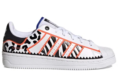Pre-owned Adidas Originals Superstar Ot Tech Rich Mnisi (women's) Sneakers In Cloud White/core Black/true Orange