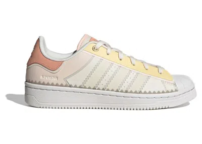 Pre-owned Adidas Originals Superstar Ot Tech (women's) Sneakers In Chalk White/wonder White/ambient Blush In Multi