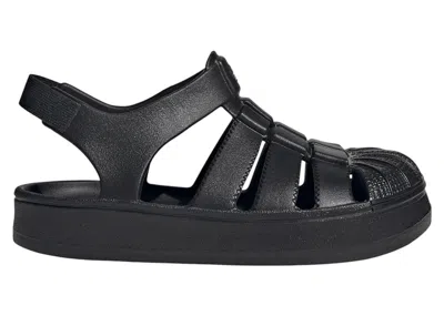 Pre-owned Adidas Originals Superstar Sandals Sneakers In Core Black