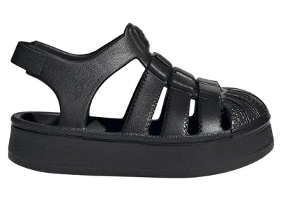 Pre-owned Adidas Originals Superstar Sandals Sneakers In Core Black