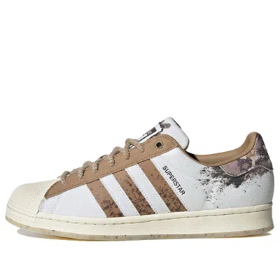Adidas Originals Superstar Shoes 'white Brown'