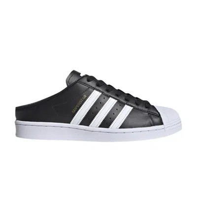 Pre-owned Adidas Originals Superstar Slip-on Backless Mule 'core Black'