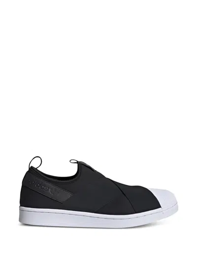 Adidas Originals Superstar Slip-on Sneakers In Black
