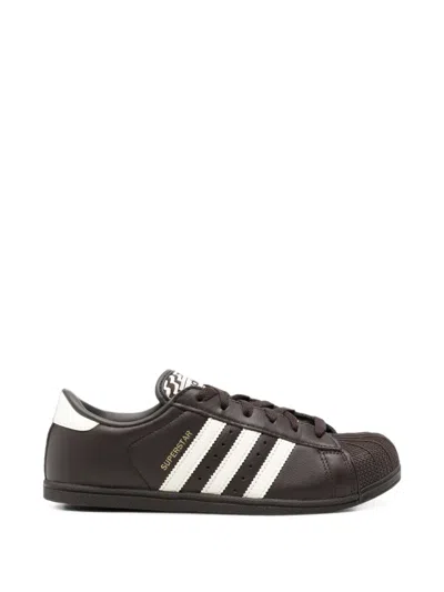 Adidas Originals Superstar Sneakers In Brown