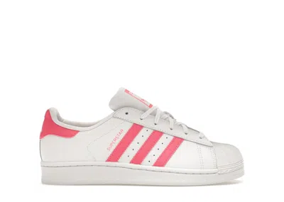 Pre-owned Adidas Originals Superstar Sneakers In Cloud White/real Pink
