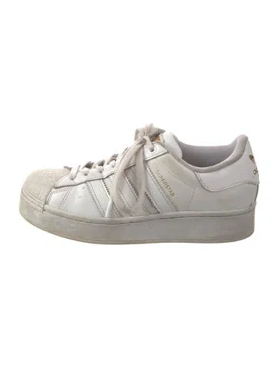 Pre-owned Adidas Originals Superstar Sneakers In Silver