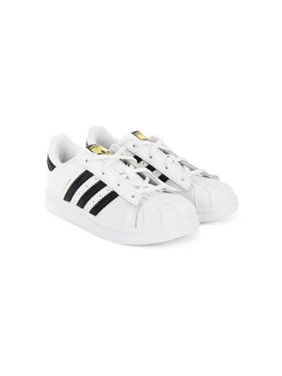 Adidas Originals Babies' Superstar Sneakers In White