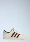 Adidas Originals Adidas X Wales Bonner Adidas X Wales Bonner Superstar Croc Leather Sneakers In White