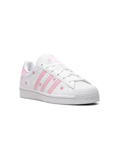 Adidas Originals Kids' Superstar Sneakers In White