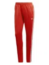 Adidas Originals Superstar-stripe Track Pants In Red